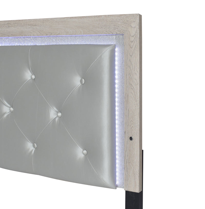 Jaylen Cream LED Panel Bedroom Set - Gate FurnitureBedroom Set