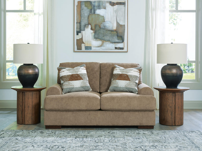 Jayne Park Pecan Loveseat - PC8150535
