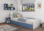 Jazz Kids Bedroom Oak Blue SET - p13684