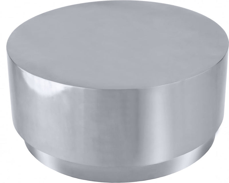 Jazzy Stainless Steel Coffee Table in Silver - 282-C
