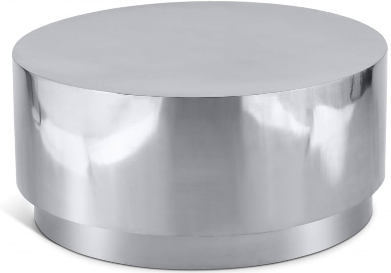Jazzy Stainless Steel Coffee Table in Silver - 282-C
