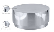 Jazzy Stainless Steel Coffee Table in Silver - 282-C
