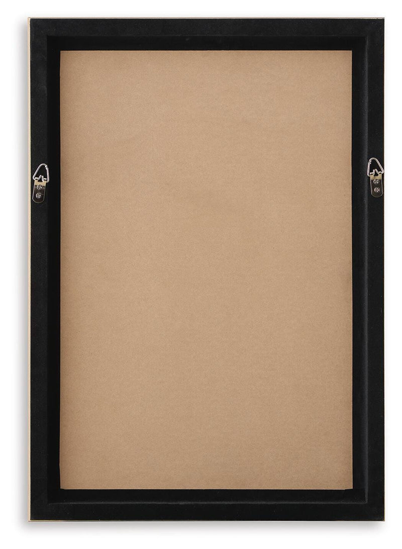 Jebkins Black/Walnut Wall Art - A8000539