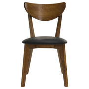 Jedda Wood Dining Side Chair Dark Walnut (Set of 2) - 105362