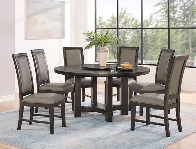 Jeffries Round Table W/Lazy Susan - 2070T-60