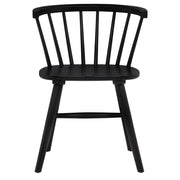 Jeffries Windsor Wood Dining Side Chair Black (Set of 2) - 107202BLK