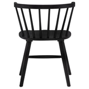 Jeffries Windsor Wood Dining Side Chair Black (Set of 2) - 107202BLK