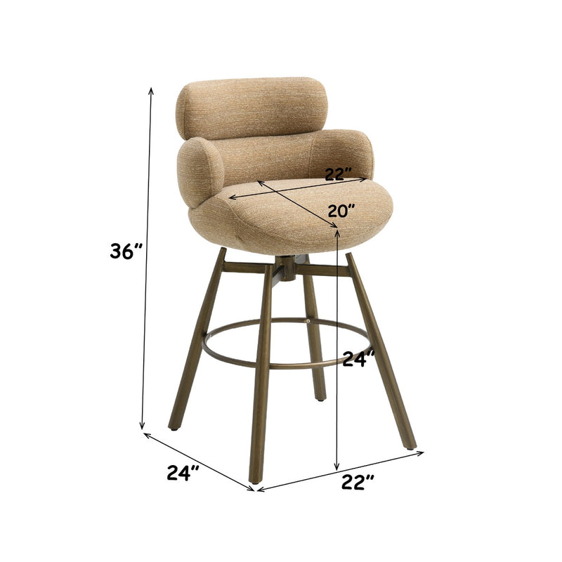 Jena Counter Height Chair w/Swivel - DN03808