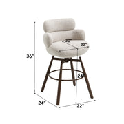 Jena Counter Height Chair w/Swivel - DN03809