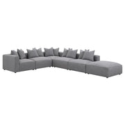 Jennifer 6-piece Upholstered Modular Sectional Grey - 551594-SET