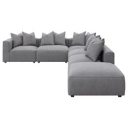 Jennifer 6-piece Upholstered Modular Sectional Grey - 551594-SET