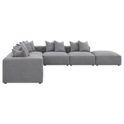 Jennifer 6-piece Upholstered Modular Sectional Grey - 551594-SET