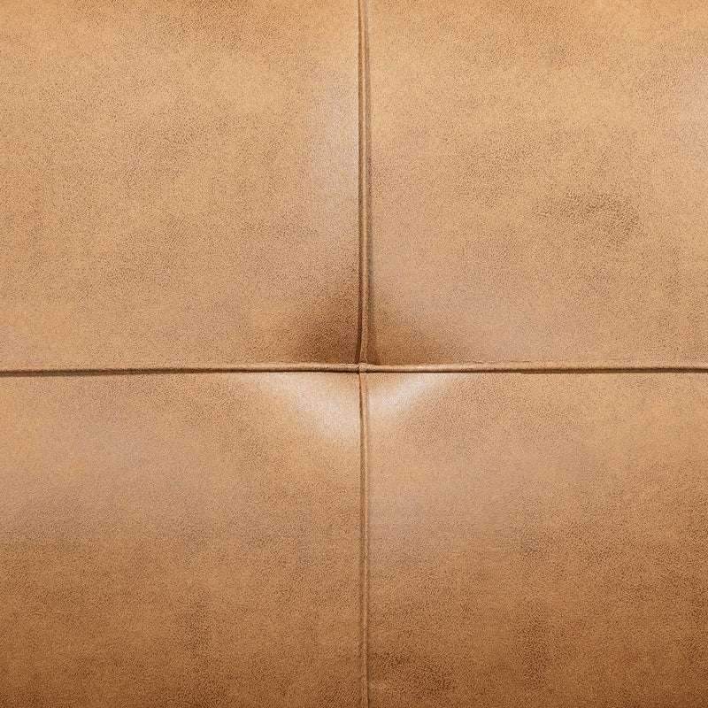 Jenson Upholstered Tufted Convertible Sofa Bed Saddle Brown - 360234