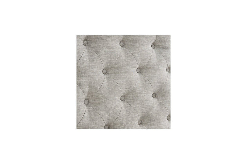 Jerary Gray King Upholstered Bed - Gate FurnitureKing Bed