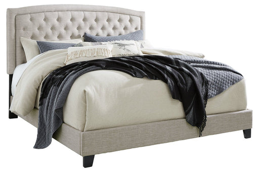 Jerary Gray Queen Upholstered Bed - Gate FurnitureQueen Bed