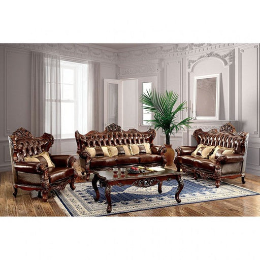 Jericho Brown/Dark Oak Sofa - CM6786-SF-PK