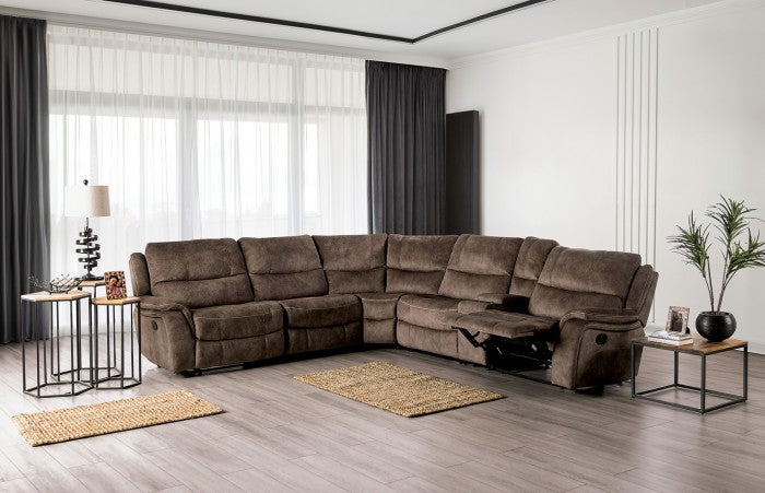 Jerominus Dark Brown Sectional - CM9912DB-SECT