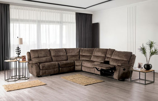 Jerominus Dark Brown Sectional - CM9912DB-SECT