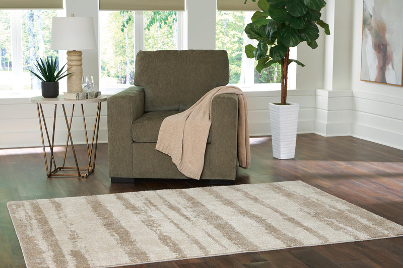 Jerrlow Beige/Brown/Gray Washable Large Rug - R408591