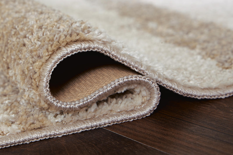 Jerrlow Beige/Brown/Gray Washable Medium Rug - R408592