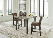 Jeshina Counter Height Dining Table and 2 Barstools - PCD581D6