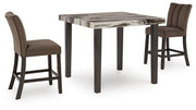 Jeshina Counter Height Dining Table and 2 Barstools - PCD581D6