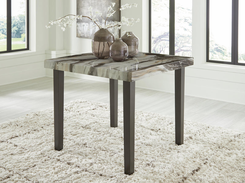 Jeshina Dark Brown/Beige Counter Height Dining Table - PCD581-13