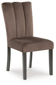 Jeshina Dark Brown Dining Table and 6 Chairs - PCD581D5