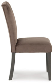 Jeshina Dark Brown Dining Table and 6 Chairs - PCD581D5