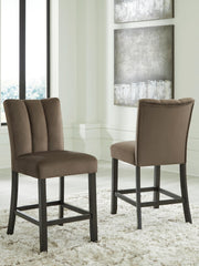 Jeshina Mocha Counter Height Barstool, Set of 2 - PCD581-124