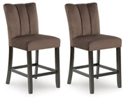 Jeshina Mocha Counter Height Barstool (Set of 2) - PCD581-124X2