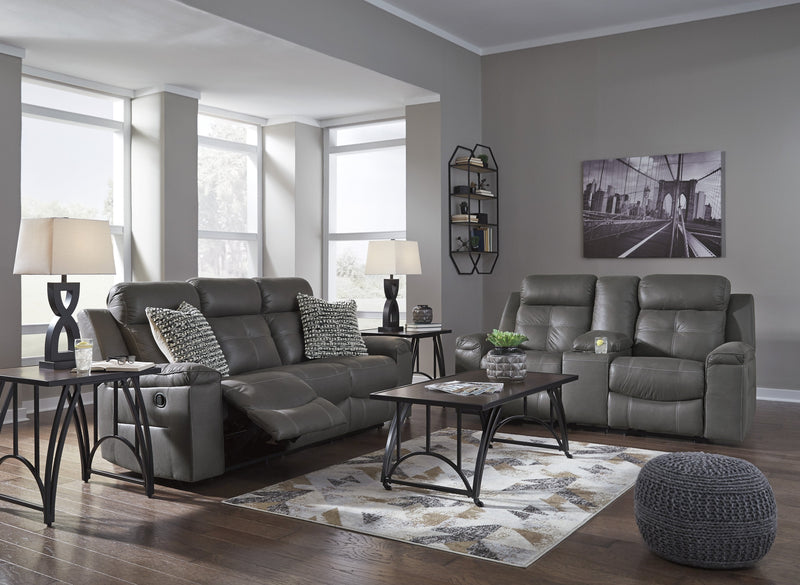 Jesolo Dark Gray Reclining Living Room Set - Gate FurnitureLiving Room Set