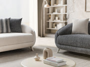 Jesse 3-pieces (Sofa & Loveseat & Chair) Livingroom Set - Cream in Cream - 200-ST-SOFT03-CR-321