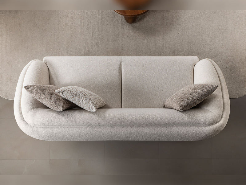 Jesse 3-pieces (Sofa & Loveseat & Chair) Livingroom Set - Walnut in Cream - 200-ST-SOFT03-WL-321