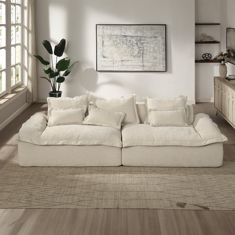 Jesse Oversized Sofa w/6 Pillows - LV07680