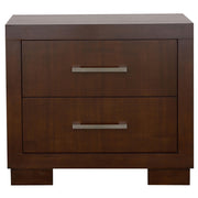 Jessica 2-drawer Nightstand Cappuccino - 200712