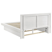 Jessica 4-piece Eastern King LED Bedroom Set Snow White - 202990KE-S4