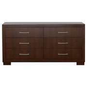 Jessica 4-piece Queen Bedroom Set Cappuccino - 200719Q-S4