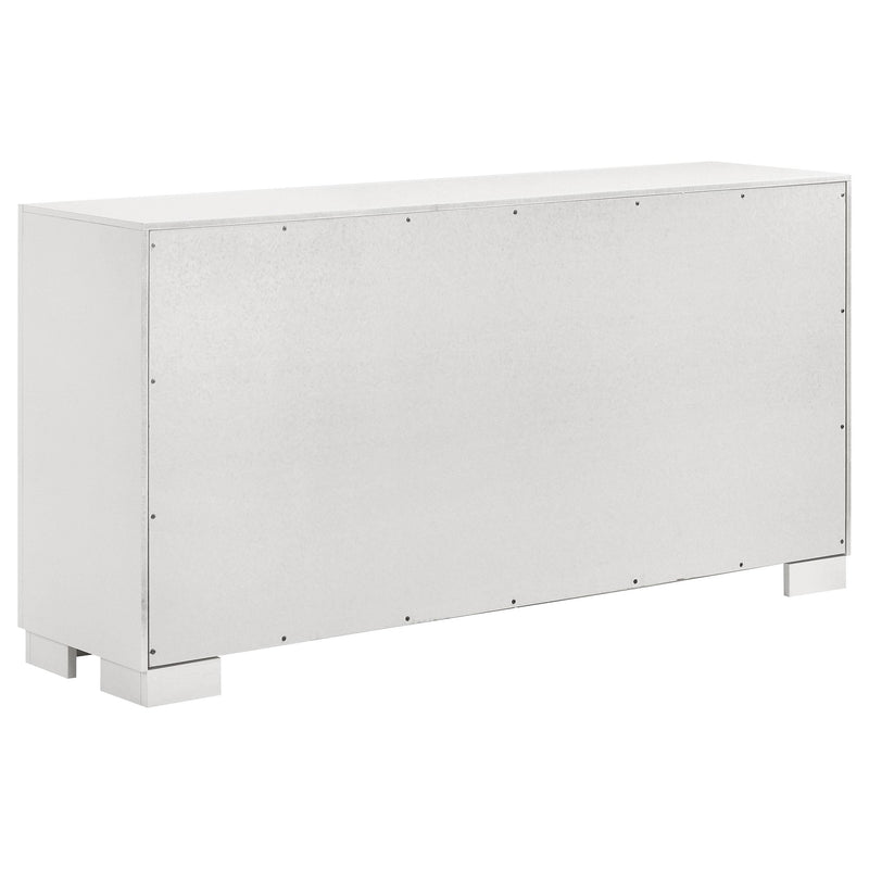Jessica 4-piece Queen LED Bedroom Set Snow White - 202990Q-S4