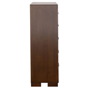 Jessica 5-drawer Bedroom Chest Cappuccino - 200715