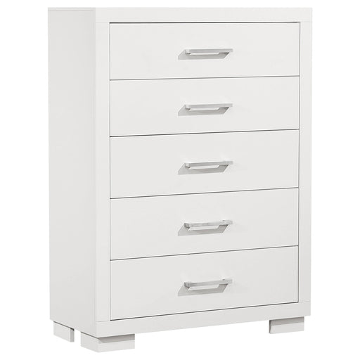 Jessica 5-drawer Bedroom Chest Snow White - 202995