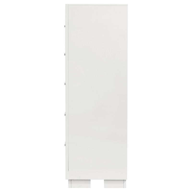Jessica 5-drawer Bedroom Chest Snow White - 202995