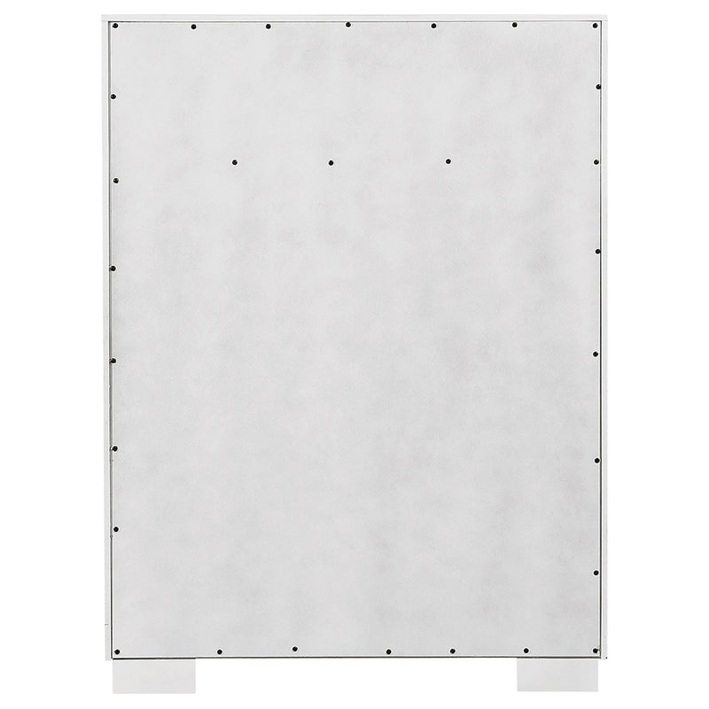 Jessica 5-drawer Bedroom Chest Snow White - 202995
