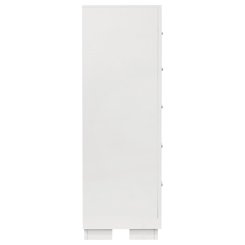 Jessica 5-drawer Bedroom Chest Snow White - 202995