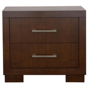 Jessica 5-piece Eastern King LED Bedroom Set Cappuccino - 200711KE-S5P