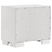 Jessica 5-piece Eastern King LED Bedroom Set Snow White - 202990KE-S5P