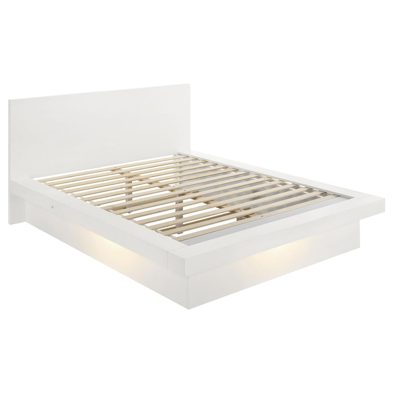 Jessica 5-piece Queen LED Bedroom Set Snow White - 202990Q-S5