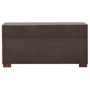 Jessica 6-drawer Dresser Cappuccino - 200713