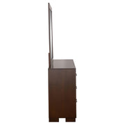 Jessica 6-drawer Dresser with Mirror Cappuccino - 200713M