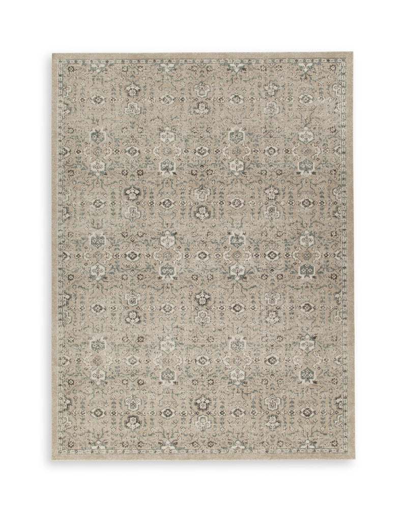 Jessmen Beige/Blue/Ivory Extra Large Rug - R408750